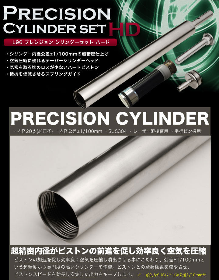PDI Precision Cylinder Set for Marui L96 AWS(HD)