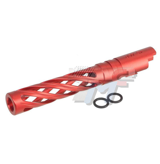 5KU 5inch Aluminum Hollow Outer Barrel for Marui Hi-Capa (11mm CW ) (Green)