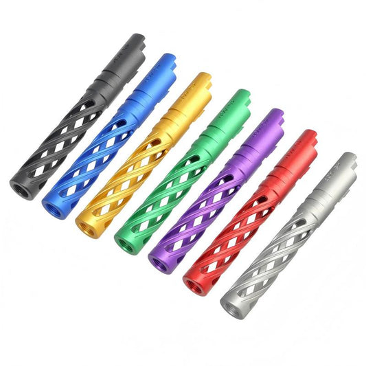 5KU 5inch Aluminum Hollow Outer Barrel for Marui Hi-Capa (11mm CW ) (Green)