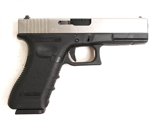 WE G18C Gas Blow Back (Slide Silver) (Gen.4)