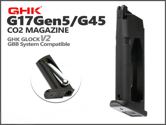 GHK 20rds CO2 Magazine for G17 Gen5 /G45 GBB Pistol