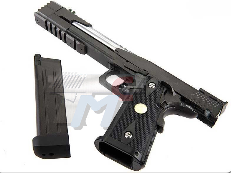 WE HI-Capa 7inch Dragon Type-B GBB Pistol (Full Auto version)(BK)