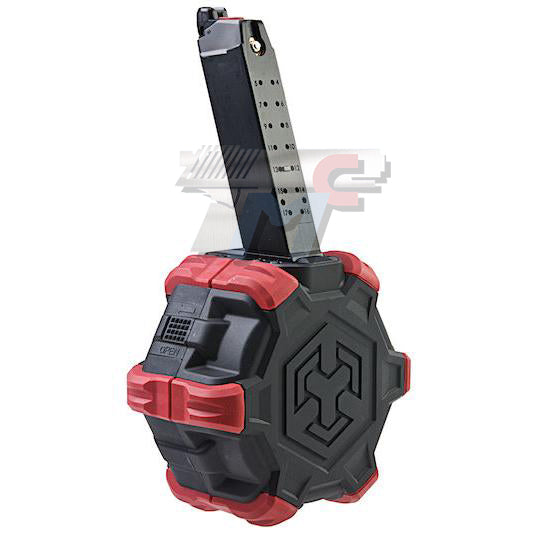 AW Custom 350rds Gas Drum for AW / WE Hi G Series (RED / Black)