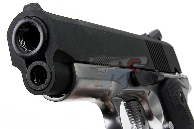 AW Custom NE10 Series V10 GBB Pistol ( Black Slide / Silver Frame)