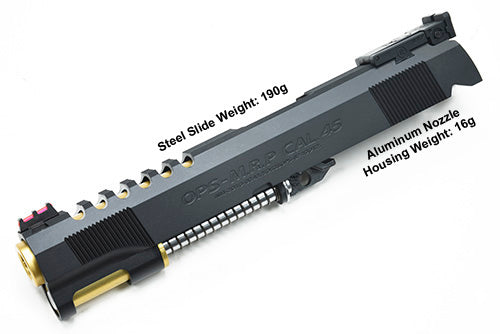 Guarder Steel CNC Slide for Marui Hi-Capa 5.1 Gold Match (OPS / Black)