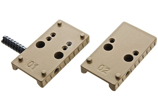 CANiK Optic Plate + Charging Handle Set for SAI TP9 (FDE)