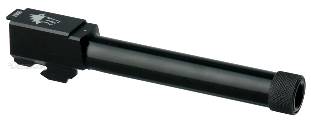 Detonator Lone Wolf Outer Barrel for Marui Glock 17/18C GBB (14mm-)(Black)