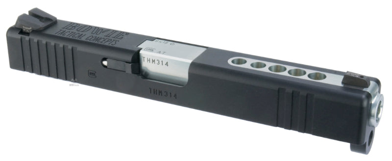 Detonator Aluminum B.T.C. Slide for Marui Glock 17 (Black)(2020 Ver.)