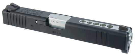 Detonator Aluminum B.T.C. Slide for Marui Glock 17 (Black)(2020 Ver.)