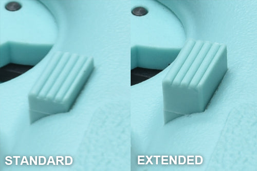 Guarder Extended Magazine Release for Marui Glock (Robin Egg Blue)