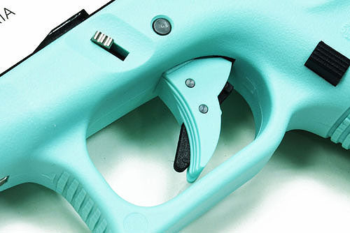 Guarder Ridged Trigger For Glock Gas Blow Back (Robin Egg Blue)