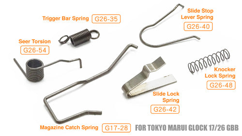 Guarder Enhanced Spring Set for Marui G17 / G18C / G26