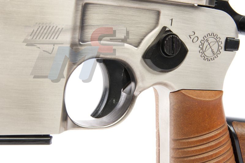 WE Mauser M712 Gas Pistol ( with Marking / Silver)