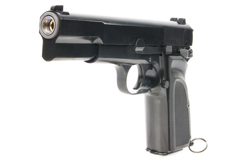 WE Browning Hi Power MK3 Gas Blow Back Pistol (Black)