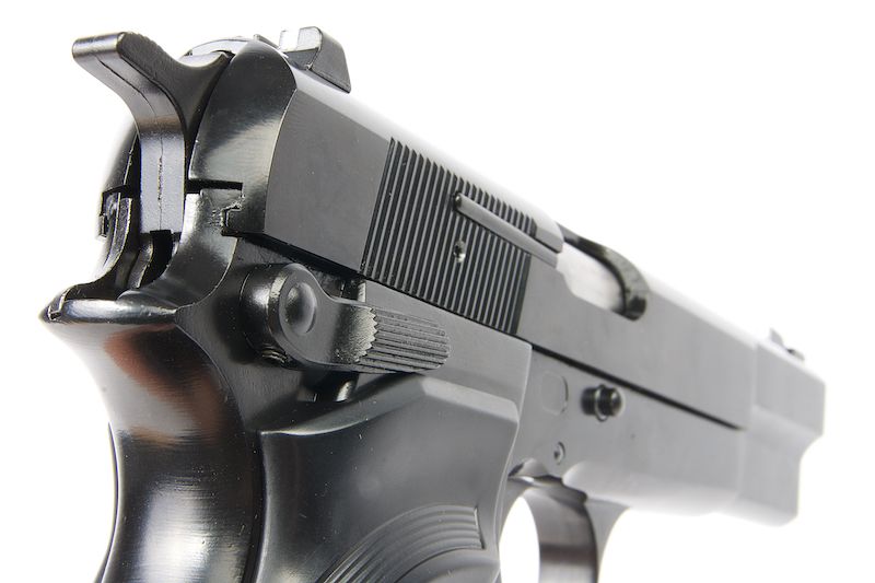WE Browning Hi Power MK3 Gas Blow Back Pistol (Black)