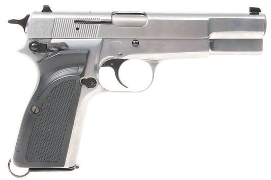 WE Browning Hi Power MK3 Gas Blow Back Pistol (Silver)