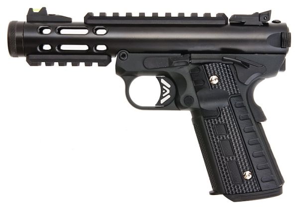 WE Galaxy 1911 GBB Pistol (Silver Slide / Black Frame)