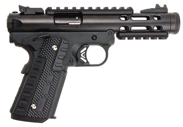 WE Galaxy 1911 GBB Pistol (Silver Slide / Black Frame)