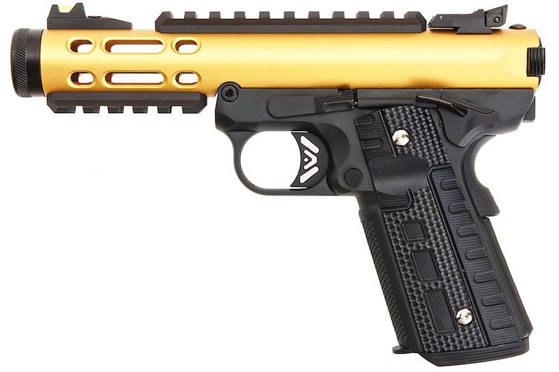 WE Galaxy 1911 GBB Pistol (Silver Slide / Black Frame)