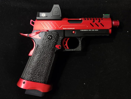 Vorsk Hi-Capa 3.8 Pro GBB Pistol (Red|Black)
