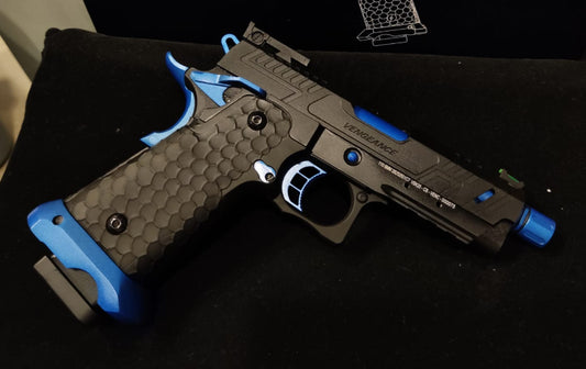 Vorsk Hi-Capa CS Vengeance 3.8 Compact GBB Pistol (Black) (Blue Match)