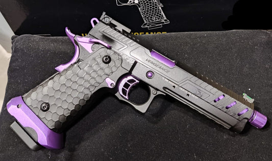 Vorsk Hi-Capa CS Vengeance 5.1 GBB Pistol (Black) (Purple Match)