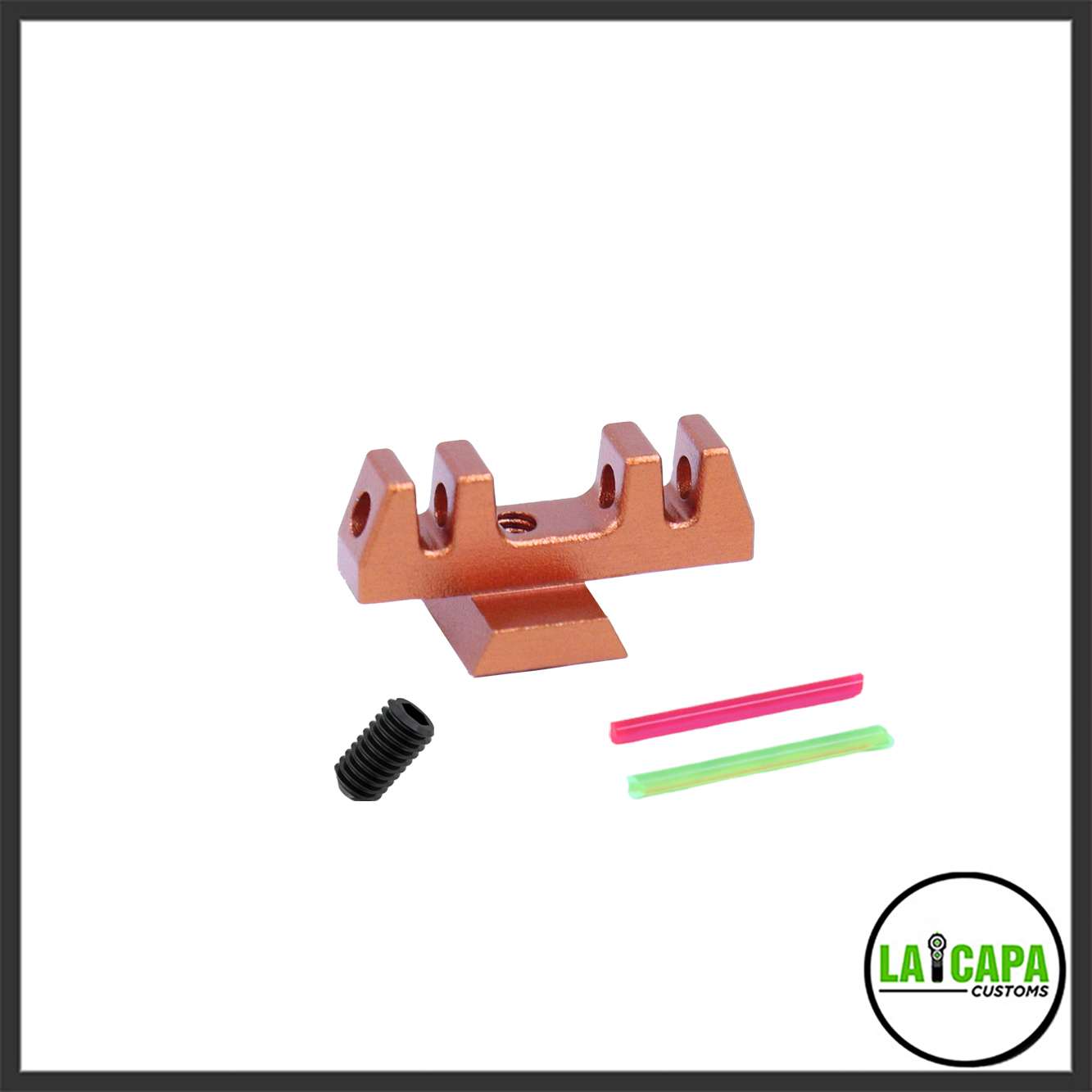 LA Capa S1 Fiber Optic Front Sight For Marui TM Hi-Capa