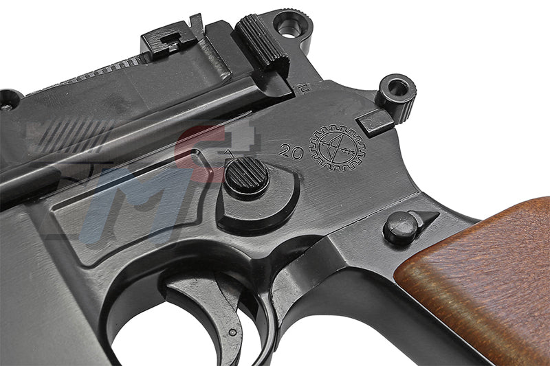 WE Mauser M712 Gas Pistol (with Marking/ Black)