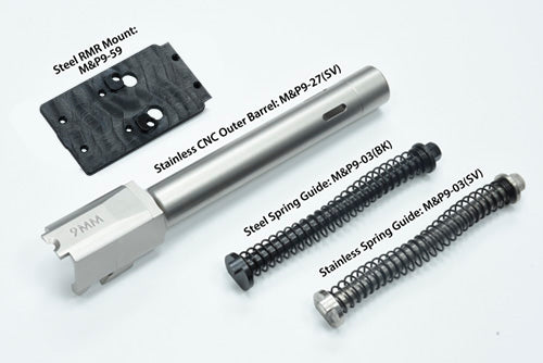 Guarder Steel CNC Slide for MARUI M&P9L (Performance Center/Black)