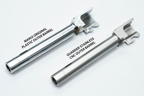 Guarder 9MM Stainless Outer Barrel for Marui M&P9L