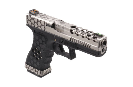 Armorer Works VX0200 (G18C) Gas Blow Back Pistol (SV / Black)