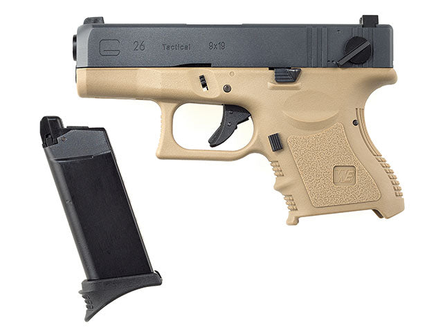 WE G26 Gen.3 Gas Blow Back(TAN)