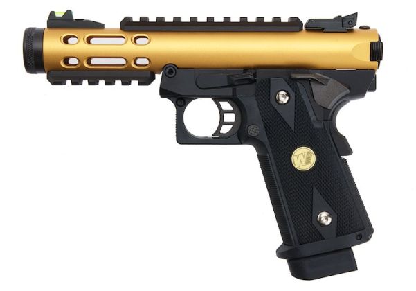 WE Galaxy Hi-Capa 5.1K GBB Pistol (Type A) (Black / Black)