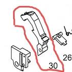 WE M14 GBB Original Parts(No. 30)- Hammer