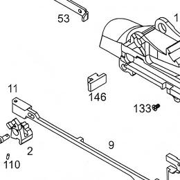 WE M14 GBB Original Parts(No. 146)