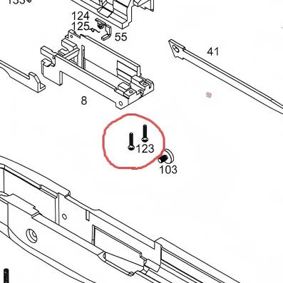 WE M14 GBB Original Parts(No. 123)