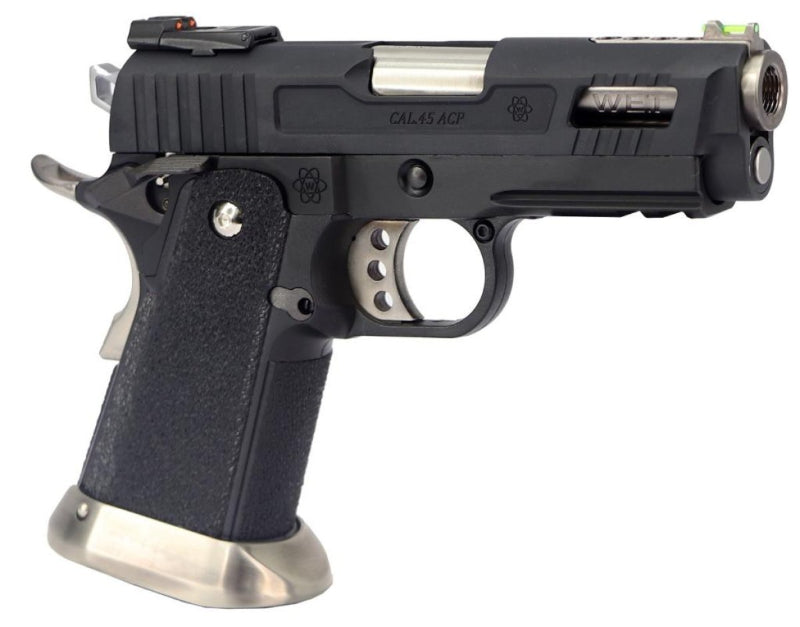 WE Hi-Capa 3.8 Velociraptor Gas Blow Back (Black)