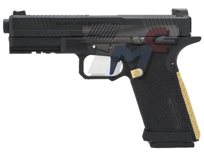 EMG SAI BLU Model 17 Standard GBB Pistol (Black/Gold)