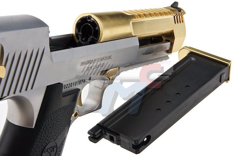 Cybergun (WE) Desert Eagle L6 .50AE GBB Airsoft Pistol (Silver/Golden)