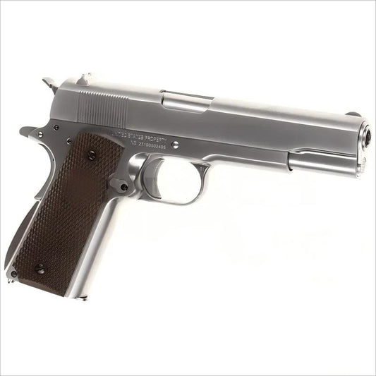 WE M1911 Full Metal Gas Blow Back (Classic , Sliver)