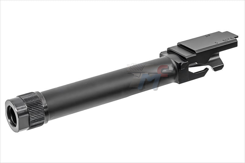 Detonator Aluminum Glock Outer Barrel for Marui Glock 17 Gen.5 MOS(Black)(14mm-) Pre-Order