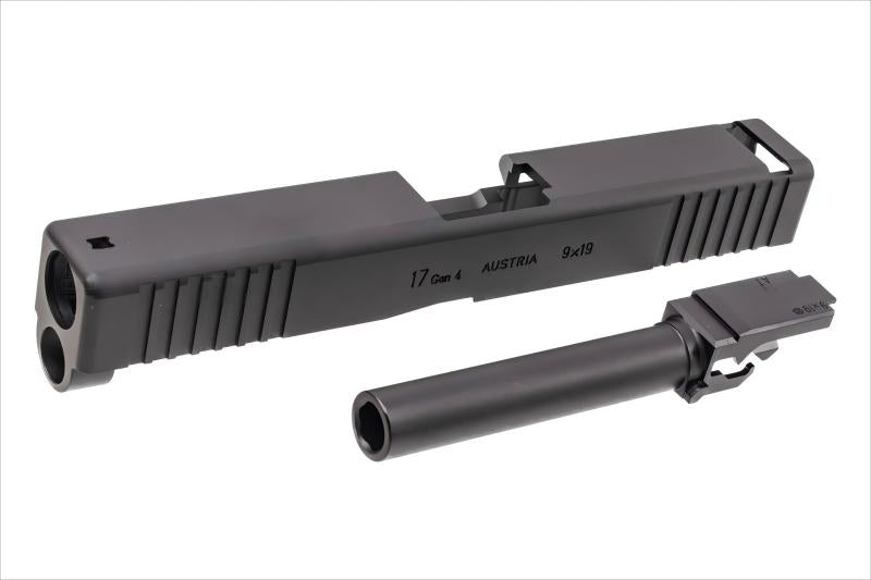 Detonator Aluminum Front Serration Slide Set for Marui Glock 17 Gen.4