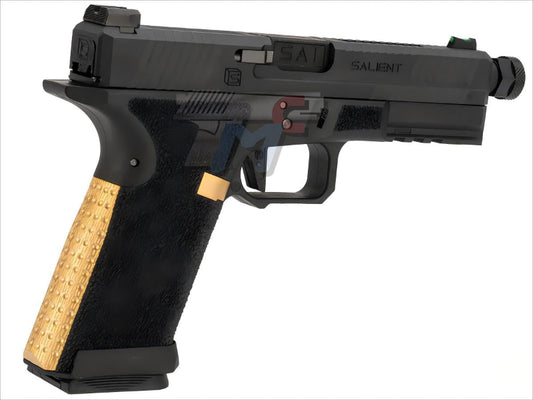 EMG SAI BLU Model 17 Standard GBB Pistol (Black/Gold)