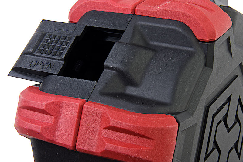 Armorer Work Drum Magazine for WE M92F GBB Pistol (RED/ BK)