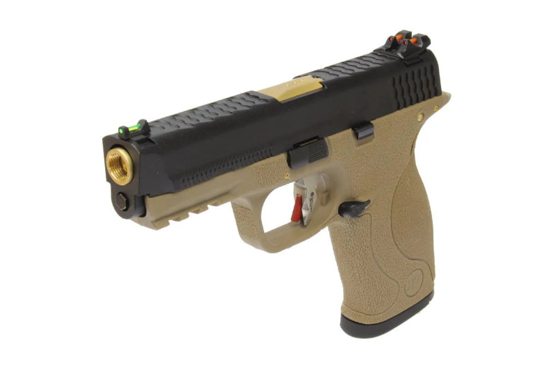 WE MP Big Bird T3 A Gas Blow Back(TAN)