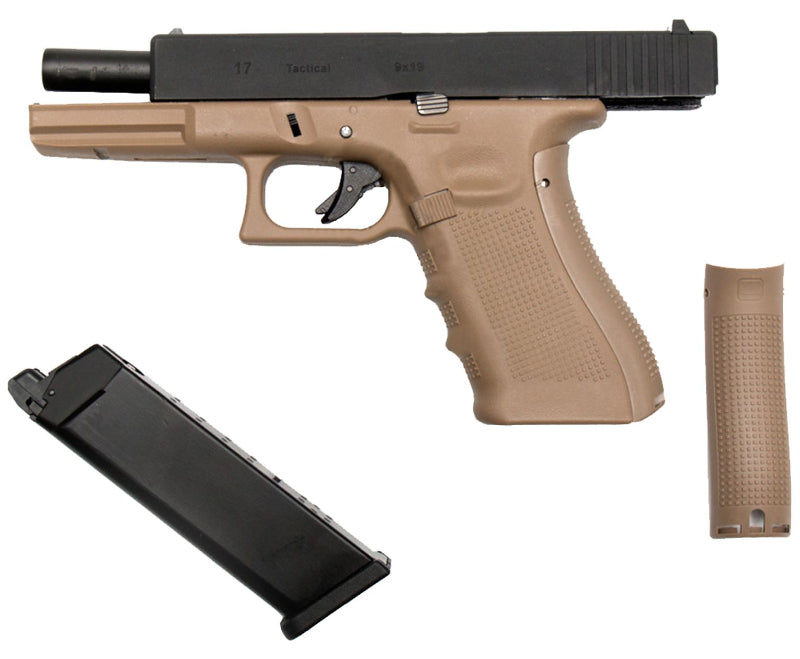 WE G17 GEN. IV Gas Blow Back(TAN)