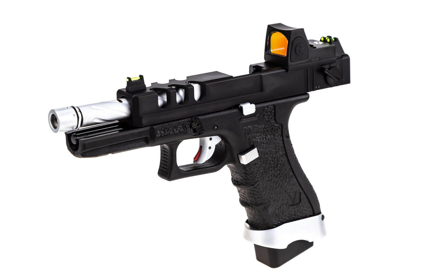 Vorsk EU8-V (G18C)with Red Dot GBB Pistol (Black)