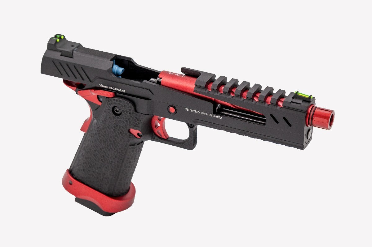 Vorsk Hi-Capa 5.1S GBB Pistol (Black) (Red Match)