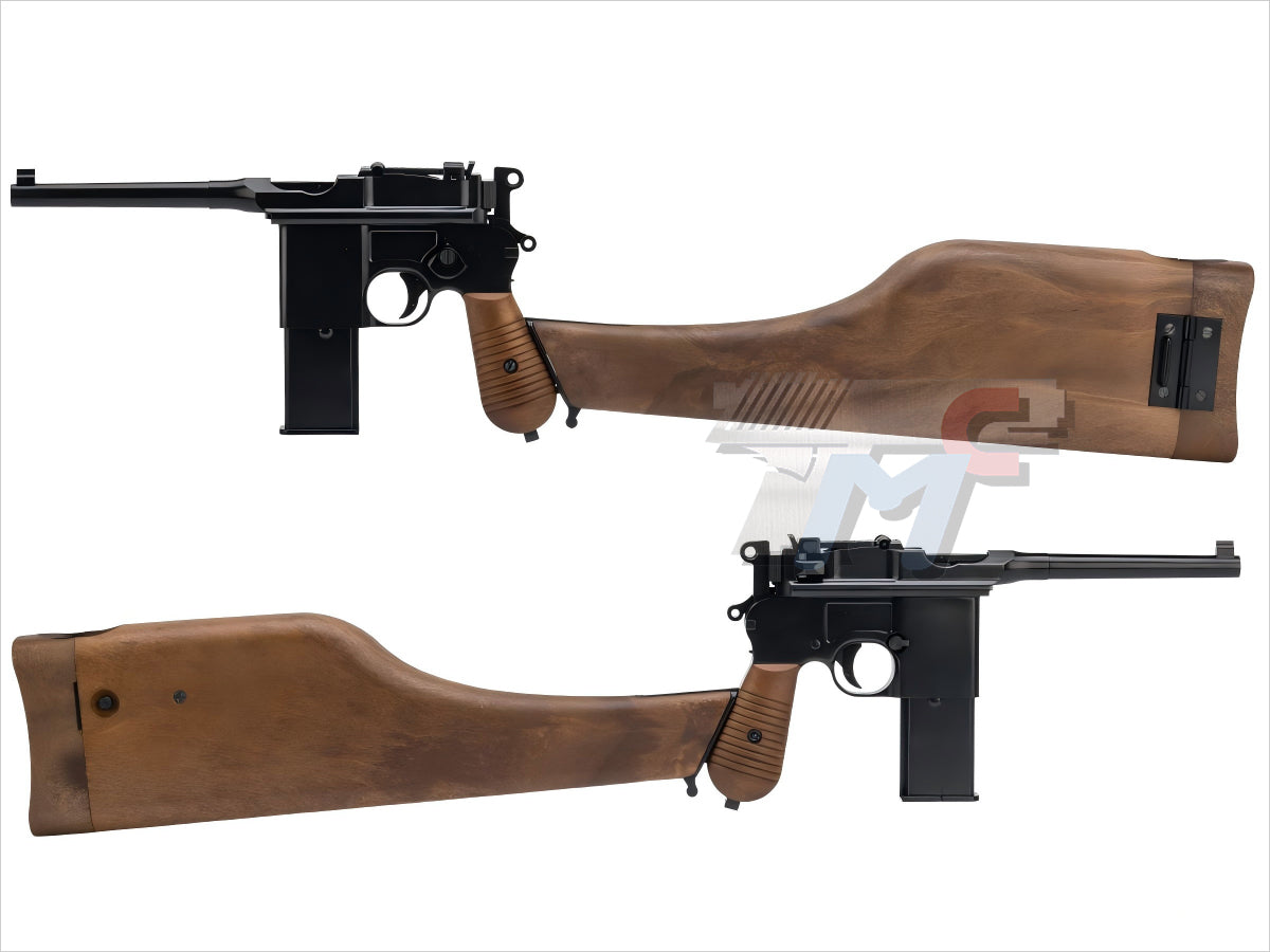 WE Mauser M712 Gas Pistol (with Marking/ Black)