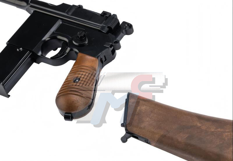 WE Mauser M712 Gas Pistol (with Marking/ Black)